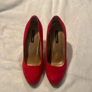 Delicious Red platform heels